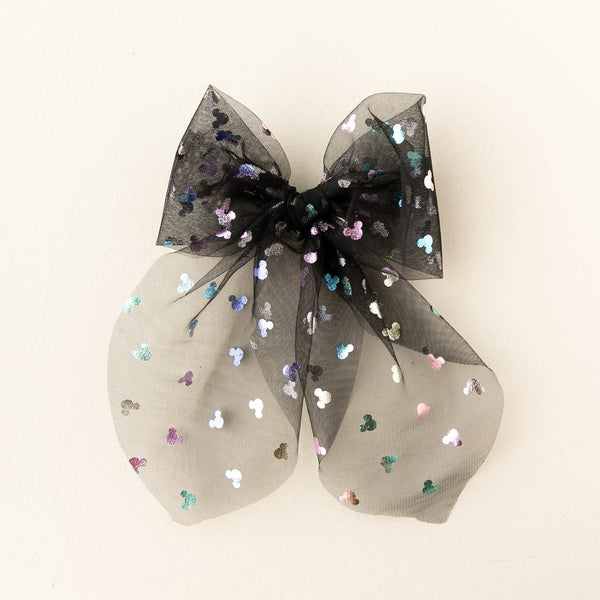 Bibbidi Bobbidi - Black | Tulle Statement Bow