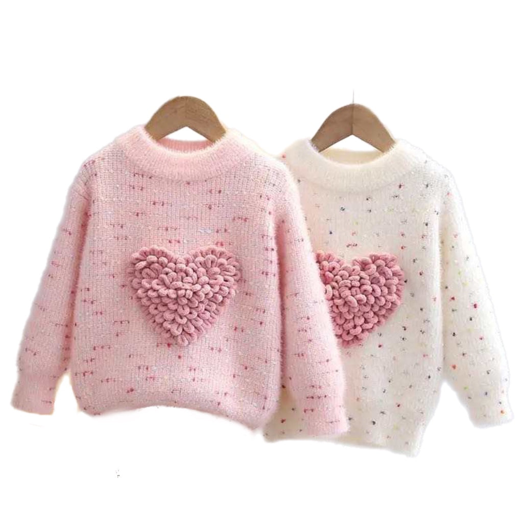 Confetti Heart Sweater