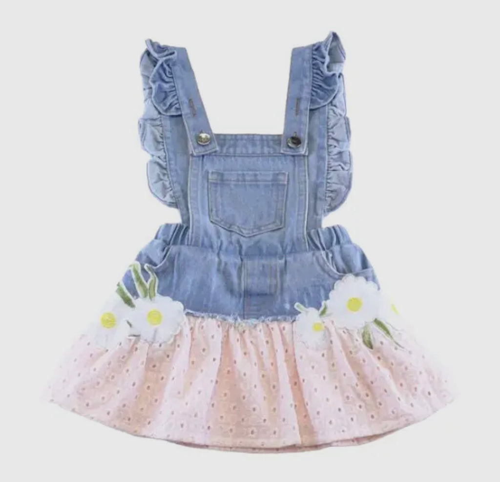 Denim Flower Dress Sunshine+Sass Denim Flower Dress Sunshine+Sass