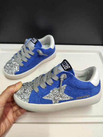 Pre Order Blue Glitter Sneaker