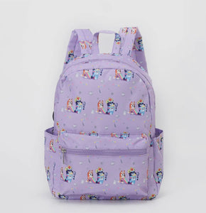 Purple Cartoon Backpack