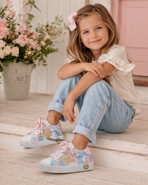 Pre Order Exclusive Denim Patchwork Sneaker