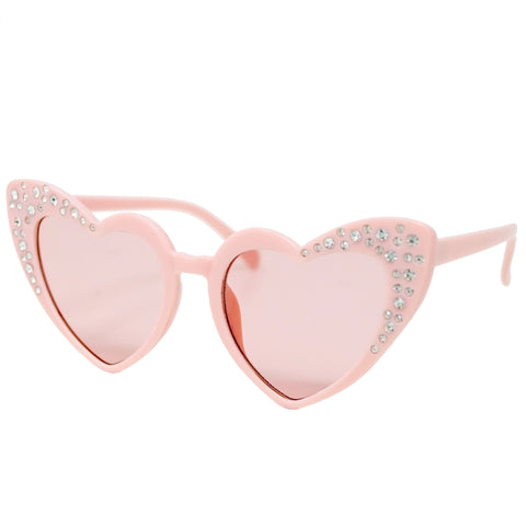 Crystal Heart Sunglasses