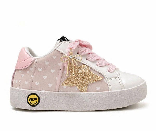 Gold Bow Shoe Charm