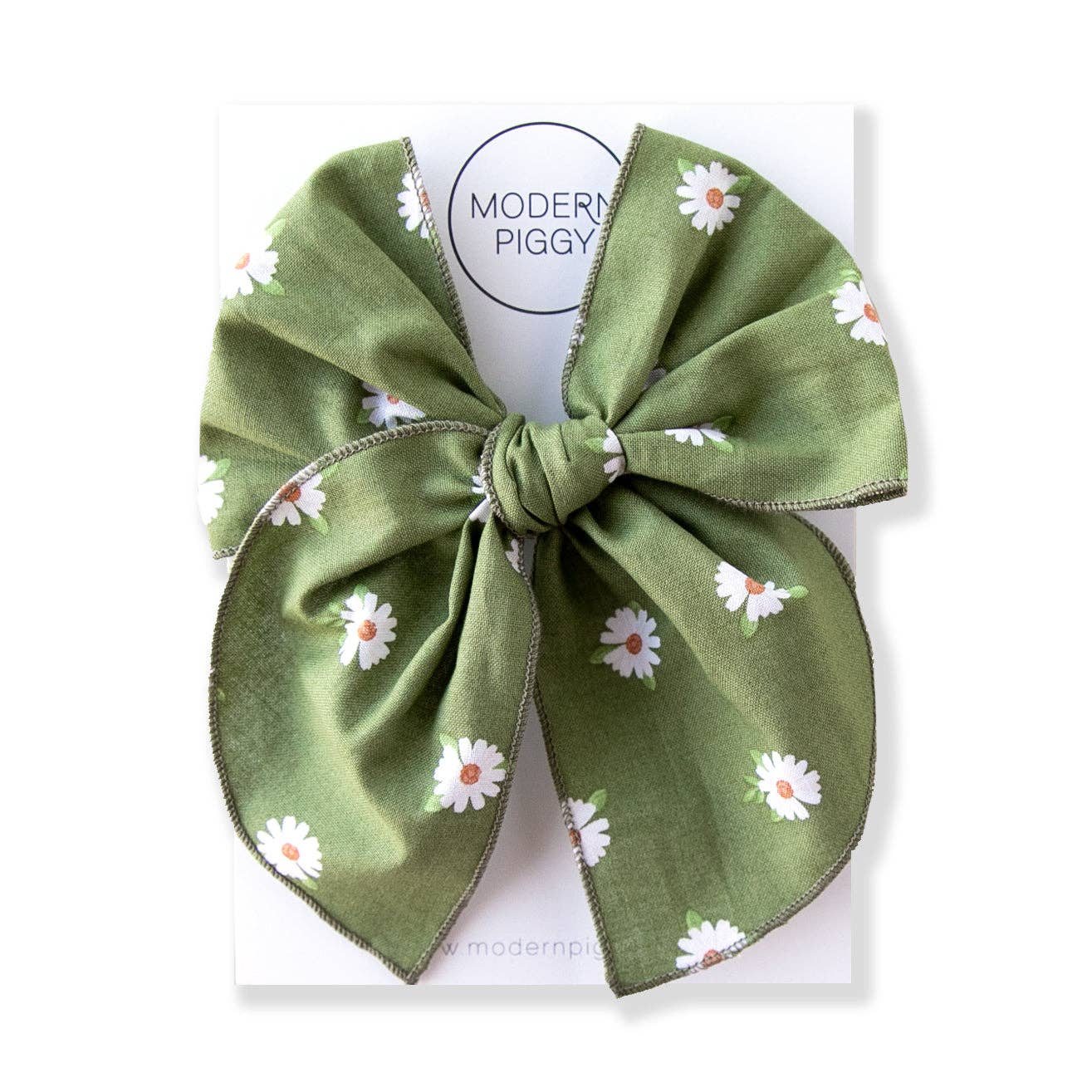 Green Daisy| Party Bow