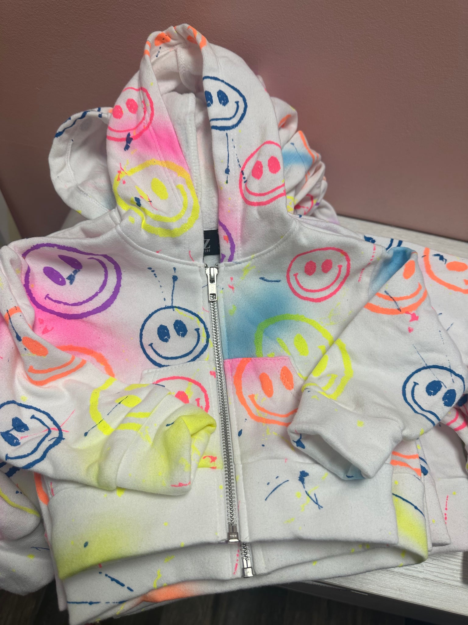 Neon Smiley Sweatshirt