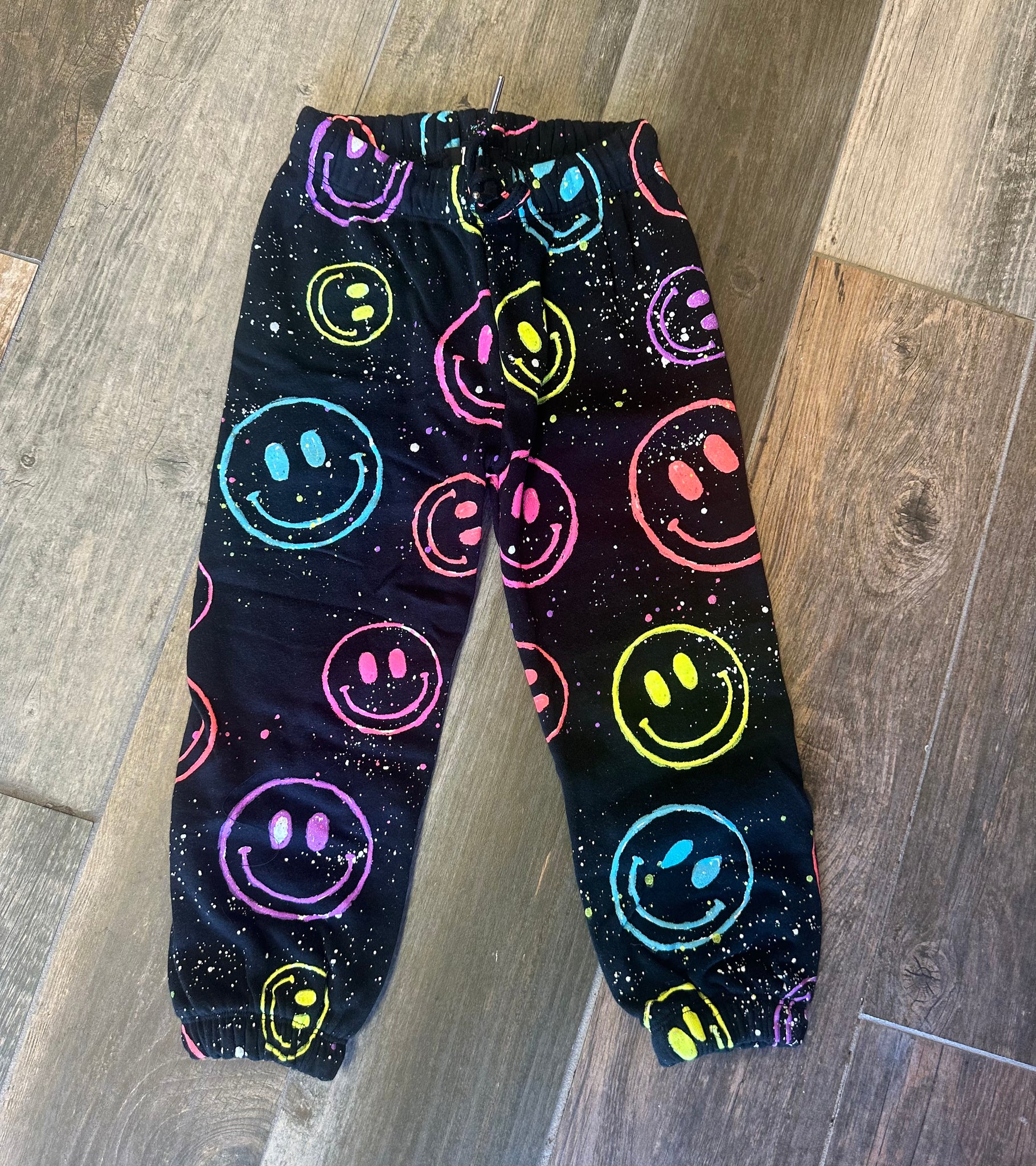 Black W/ Neon Smile Pant