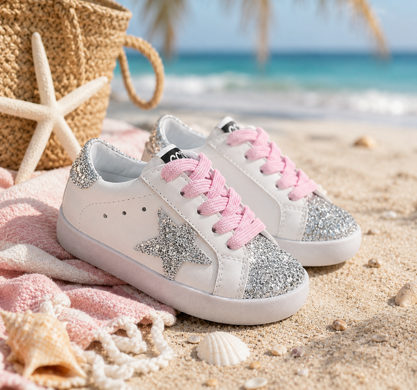Pre Order Silver Glitter Sneaker