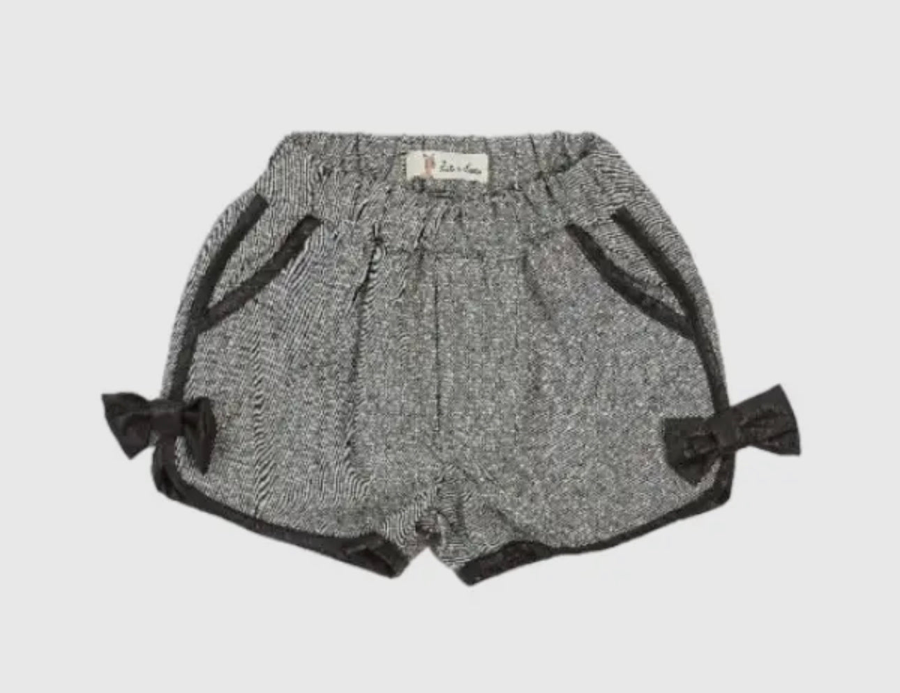 Tweed Shorts w/ Bow
