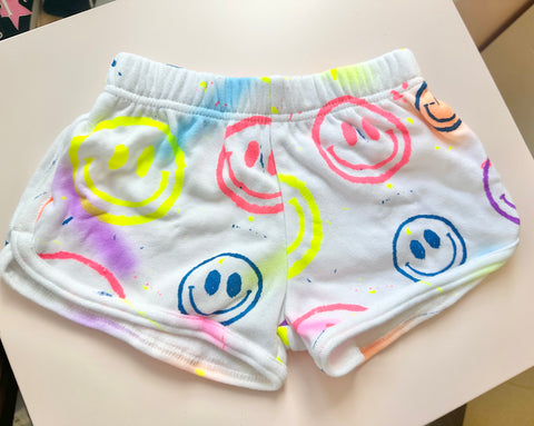 Neon Smiley Shorts