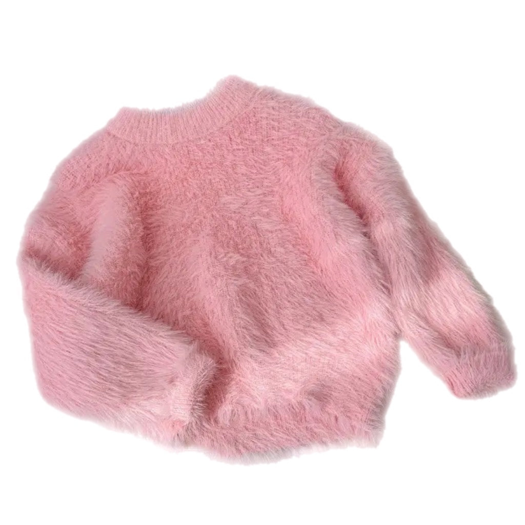 Pink Fuzzy Pullover