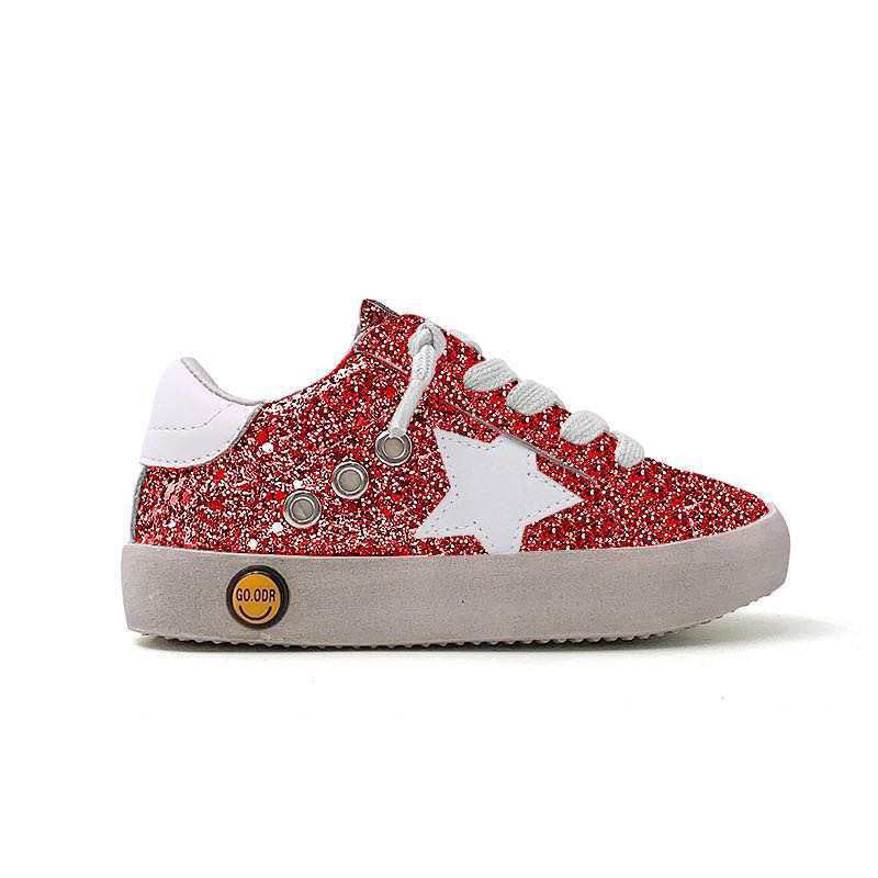 Red Sparkle Sneaker