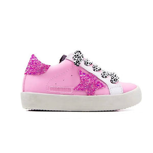 Kara Pink Glitter Sneaker