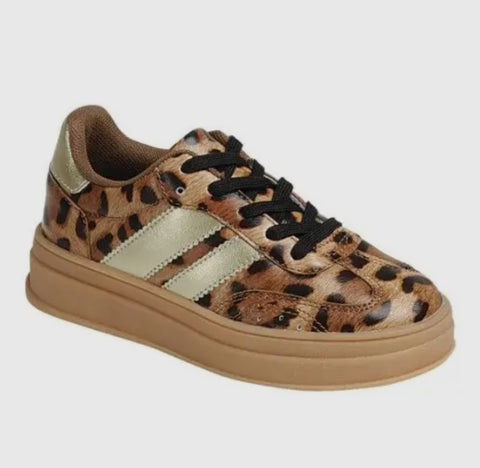 Hailey Leopard Stripe Sneaker