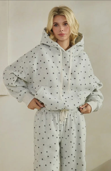Grey Star Hoodie