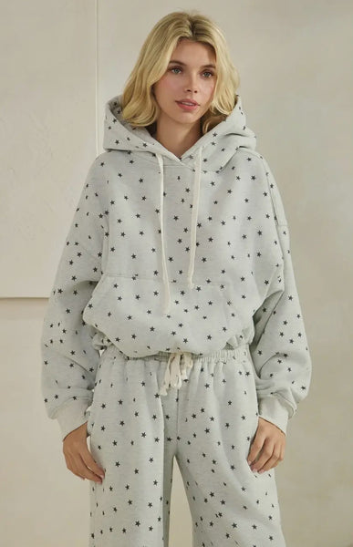 Grey Star Hoodie