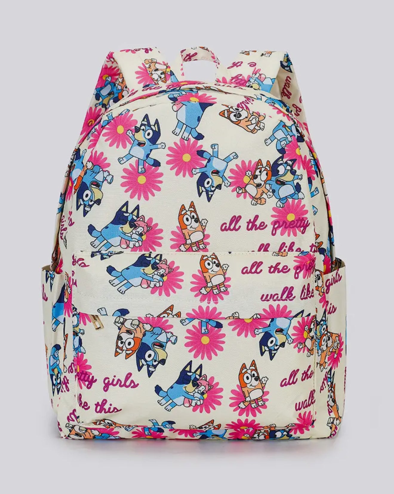 Pink Daisy Character Backpack