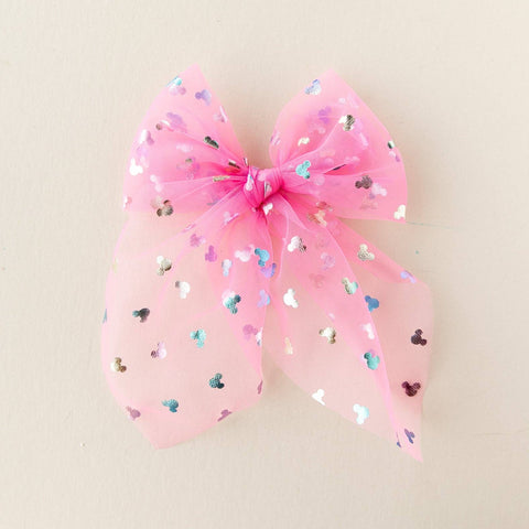 Bibbidi Bobbidi - Pink | Tulle Statement Bow