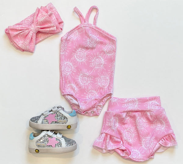 Pink Tie Dye Set