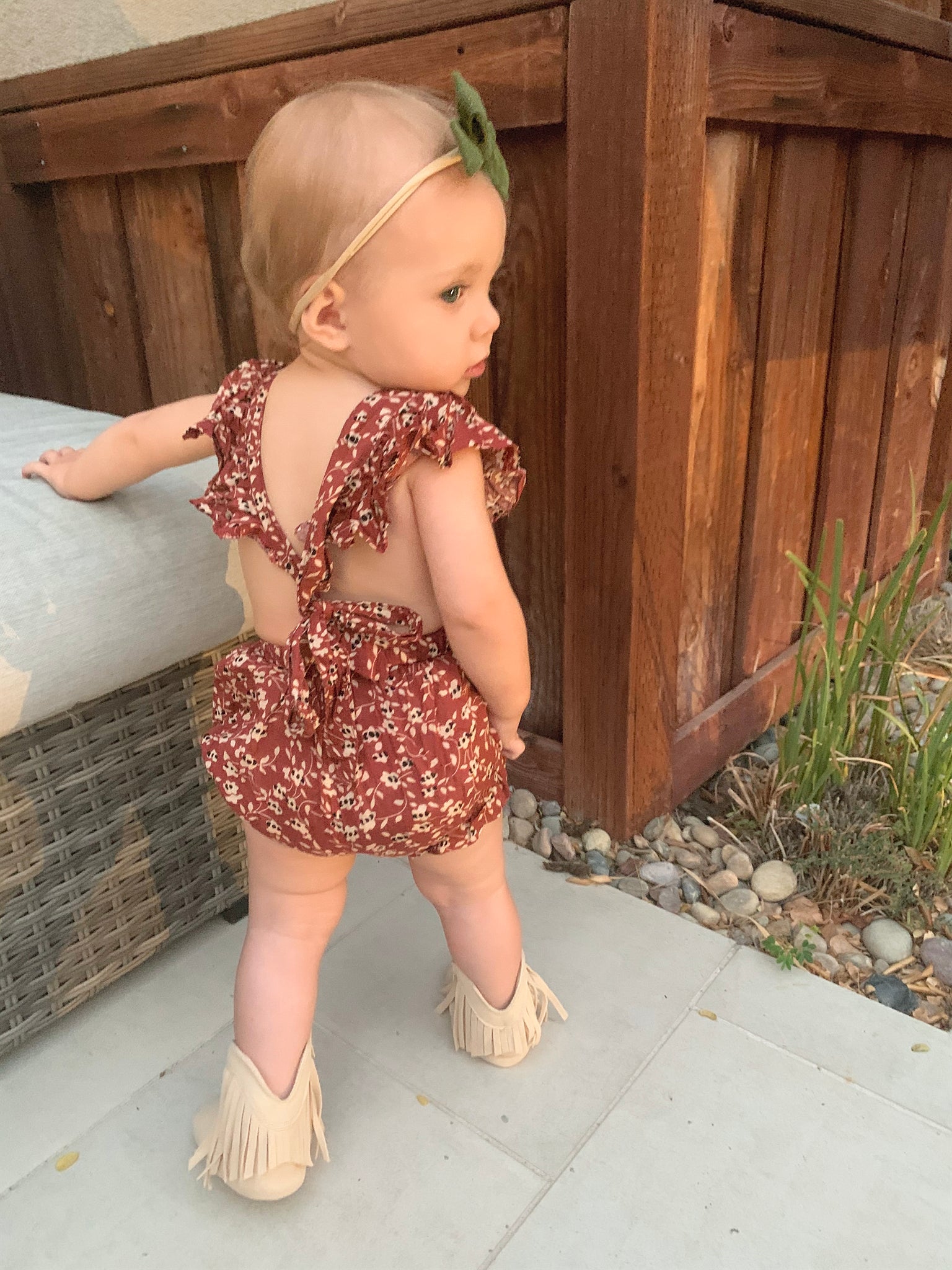 Nala Ruffle Back Romper