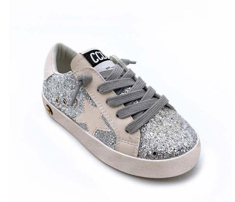 Pre Order Diane Silver Glitter Sneaker