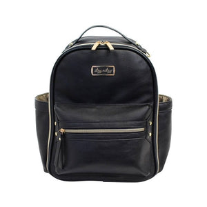 Itzy Ritzy Black Mini Diaper Bag Backpack