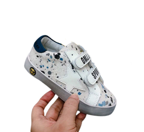 Glitter Splatter Paint Star Sneaker