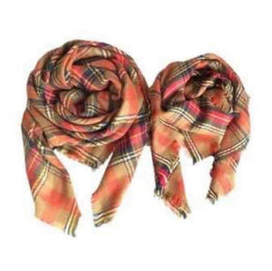 Mommy and Me Scarf -Orange