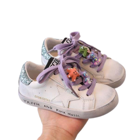 Purple Lace Up Sneaker
